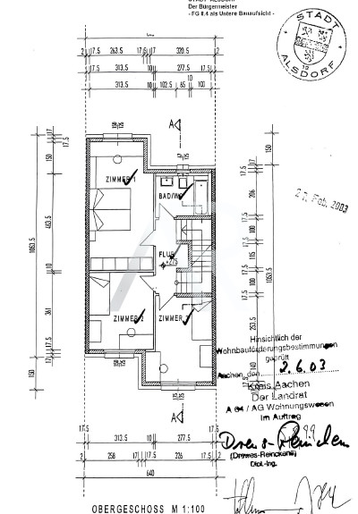 Obergeschoss Grundriss