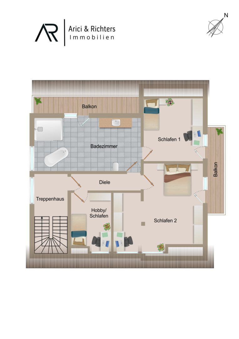 Grundriss Obergeschoss